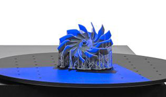 Projecting structured blue light